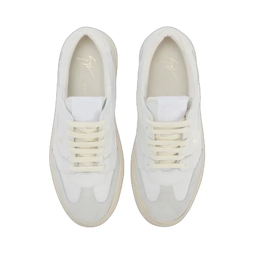 Leather Panelled Sneakers