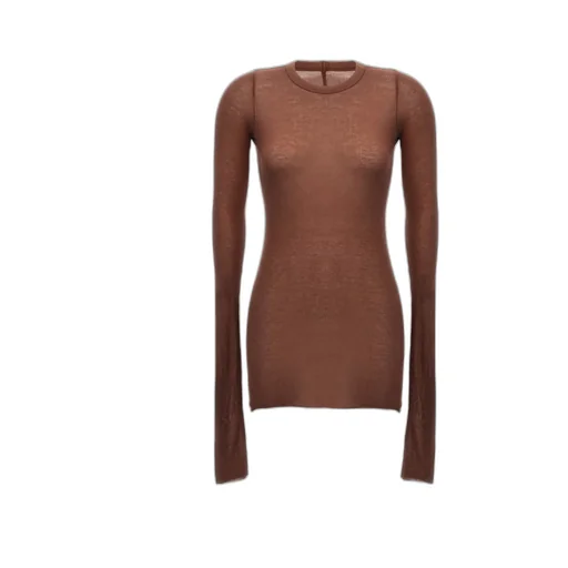 Rick Owens Ribbed Long Sleeve Top