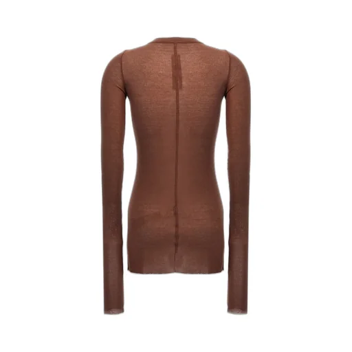 Rick Owens Ribbed Long Sleeve Top