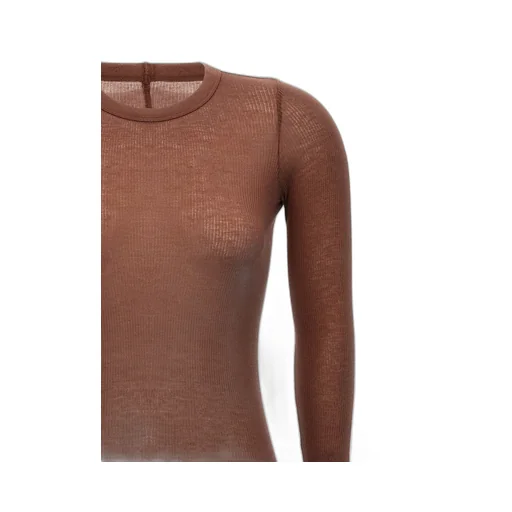 Rick Owens Ribbed Long Sleeve Top