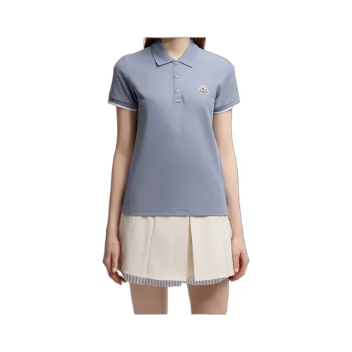 Logo Patch Cotton Piquet Polo Shirt