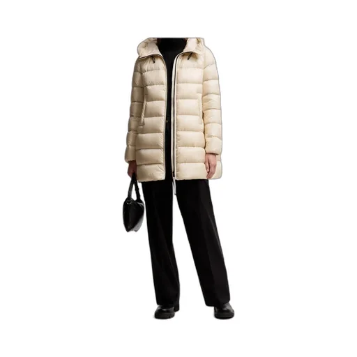 Moncler Zip-Up Quilted Coat