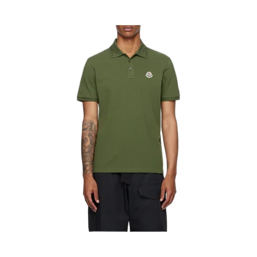 Moncler Logo Patch Short-Sleeved Polo Shirt