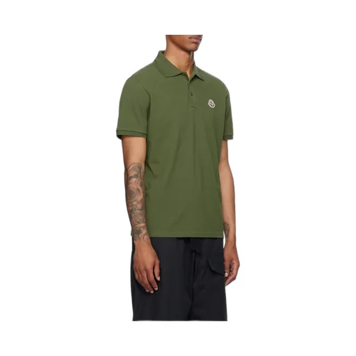 Moncler Logo Patch Short-Sleeved Polo Shirt
