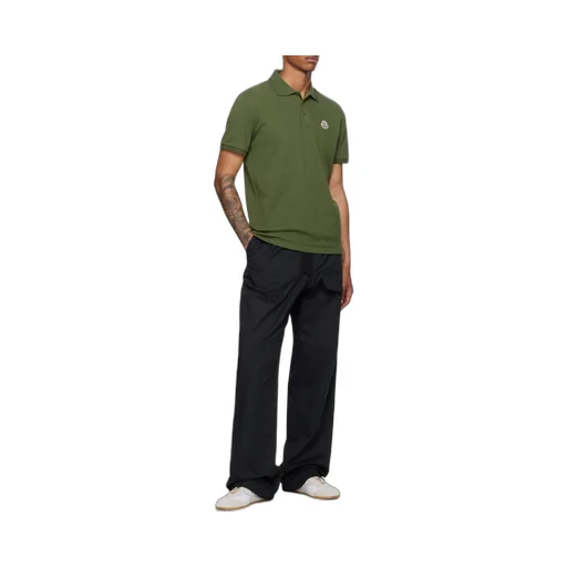 Moncler Logo Patch Short-Sleeved Polo Shirt