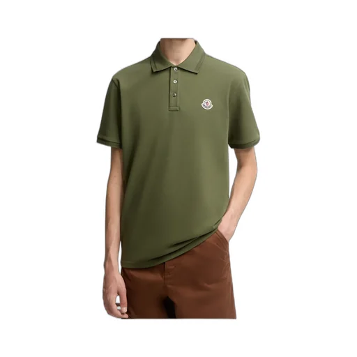 Moncler Logo Patch Short-Sleeved Polo Shirt