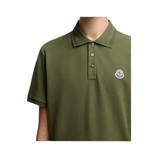 Moncler Logo Patch Short-Sleeved Polo Shirt