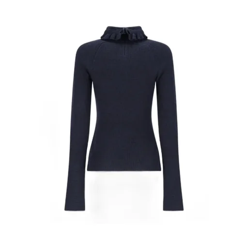 Ruffled Long-Sleeve Top
