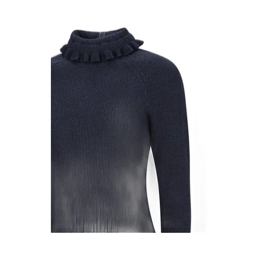 Ruffled Long-Sleeve Top