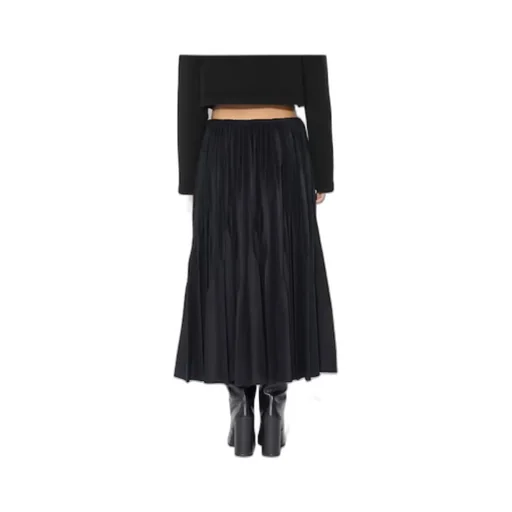 Pleated Midi Skirt