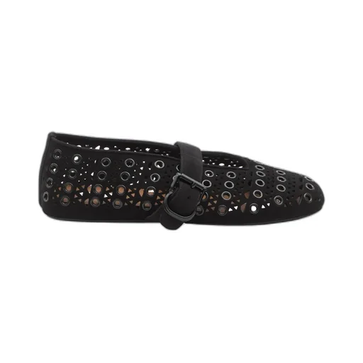 AlaÏA Eyelet Ballet Flats