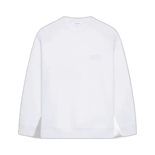 Sweatshirt In Fleece With Givenchy Patch