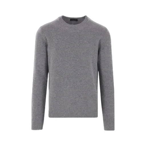 Round-Neck Knitted Sweater