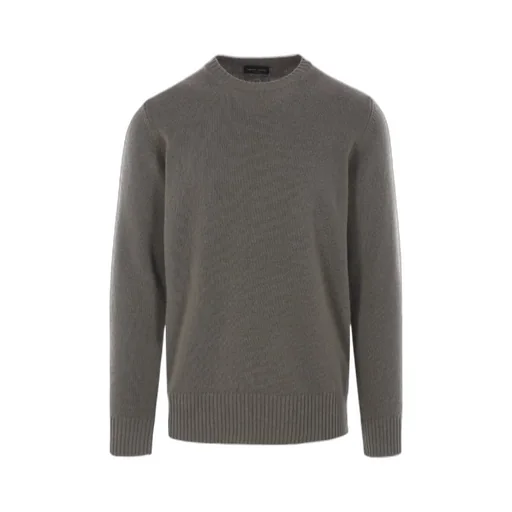 Round-Neck Knitted Sweater