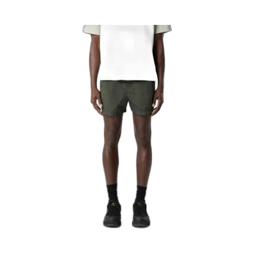 Stone Island Logo Patch Drawstring Shorts