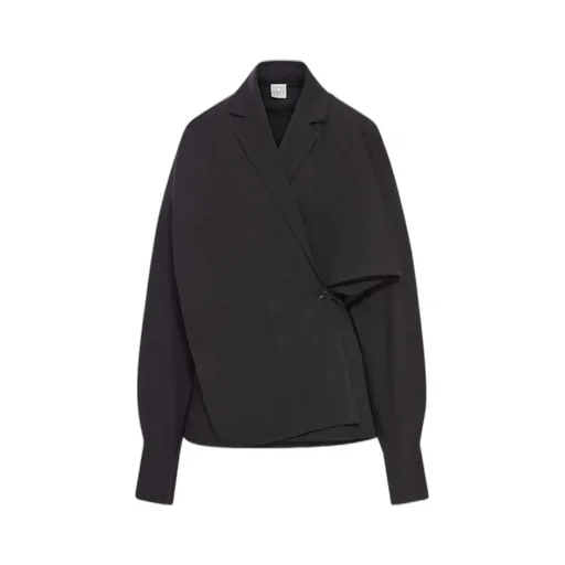 TotÊMe Long Sleeved Asymmetric Wrap Blouse