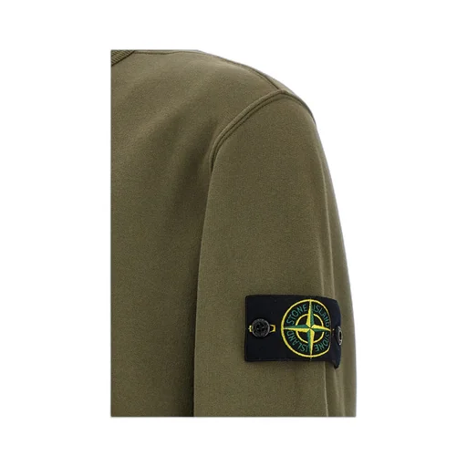 Stone Island Logo Badge Crewneck Sweatshirt