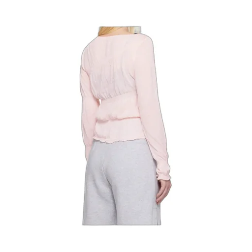 Boat-Neck Drawstring Top