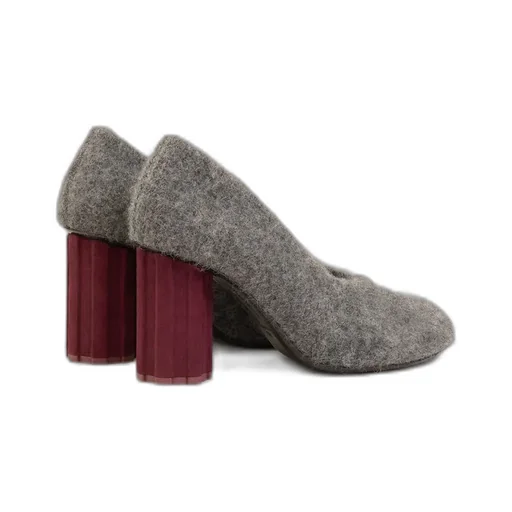 Mohair Knitted Piano Pumps