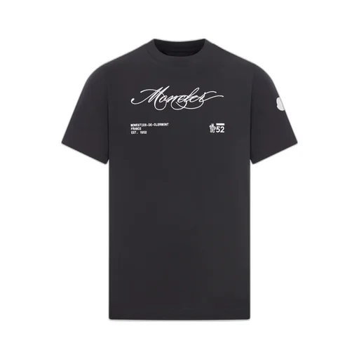 Embroidered Logo Cotton T-Shirt