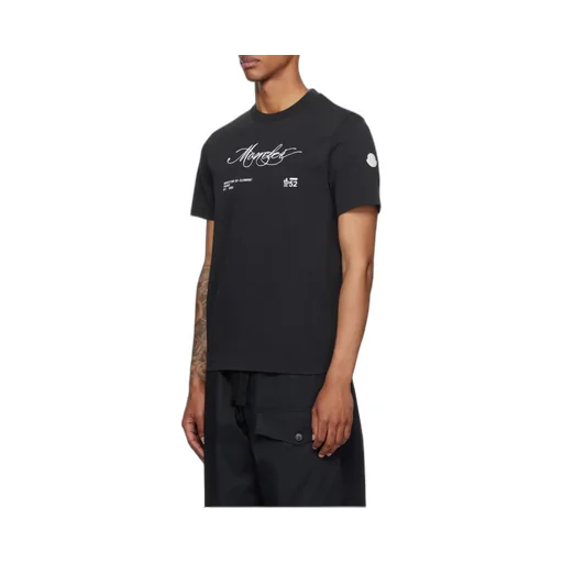 Embroidered Logo Cotton T-Shirt