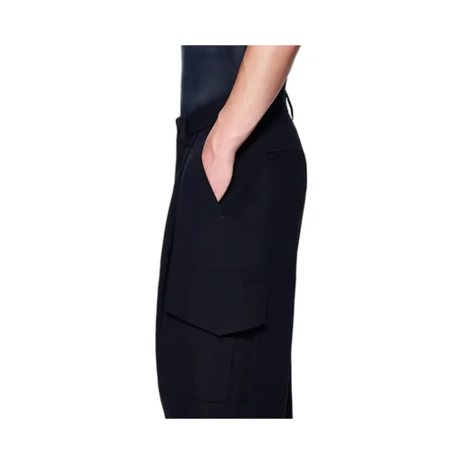 Pleated Cargo Pants