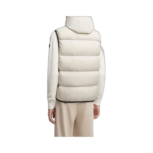 Moncler Guersac Diagonal-Quilted Hooded Dwon Vest