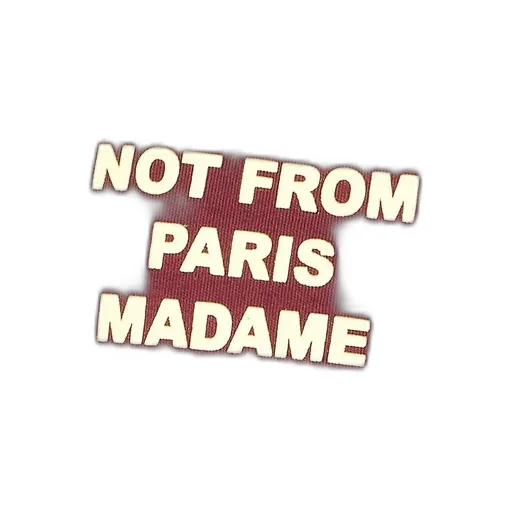 Drle De Monsieur Le T-Shirt Slogan T-Shirt