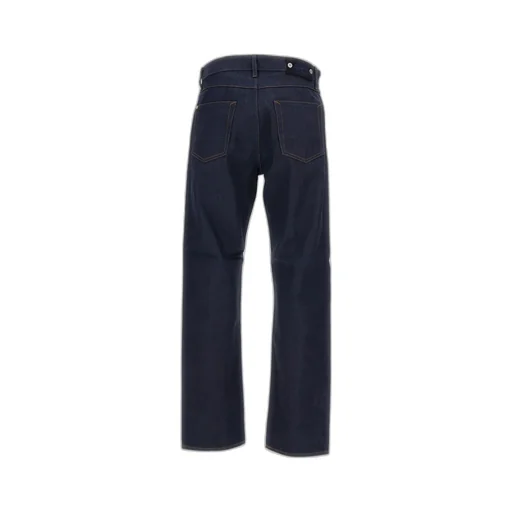 Stone Island Logo Patch Straight-Leg Jeans