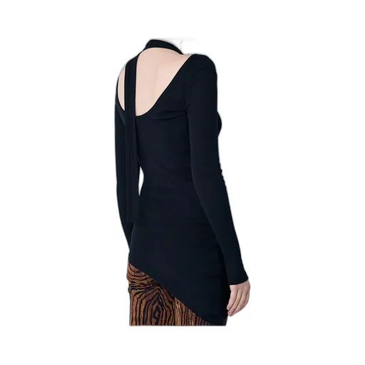 Jean Paul Gaultier Asymmetric Knitted Top