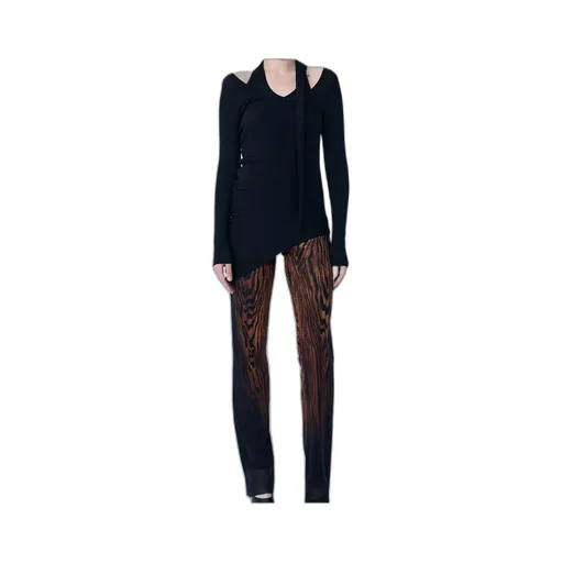 Jean Paul Gaultier Asymmetric Knitted Top