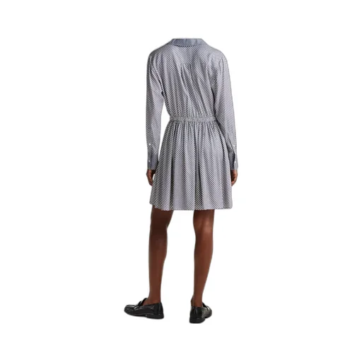 Belted Fit And Flare Mini Dress