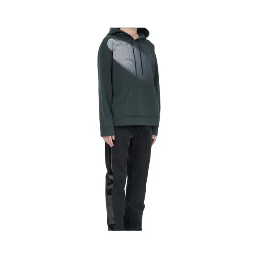 Mm6 Maison Margiela Logo Printed Drawstring Hoodie