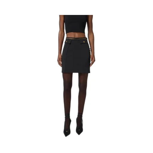 Elisabetta Franchi Chain Embellished Mini Skirt