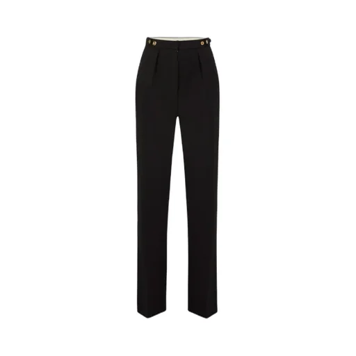 Elisabetta Franchi Embellished CrÊPe Trousers
