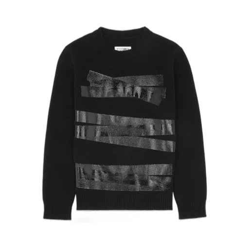 Taped Label Wool Jumper