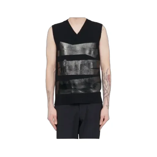Mm6 Maison Margiela V-Neck Sleeveless Jumper
