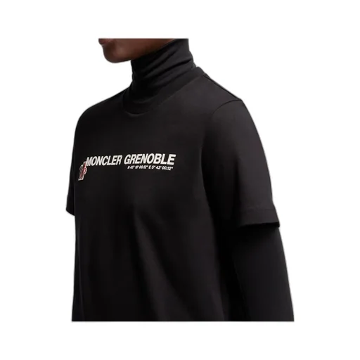 Moncler Grenoble Logo-Printed Crewneck T-Shirt