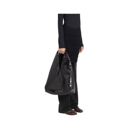 Mm6 Maison Margiela Gathered High-Rise Jeans