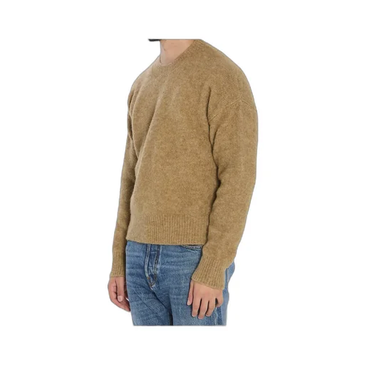 Ami Paris Logo Embroidered Crewneck Jumper