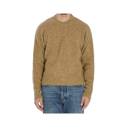 Ami Paris Logo Embroidered Crewneck Jumper