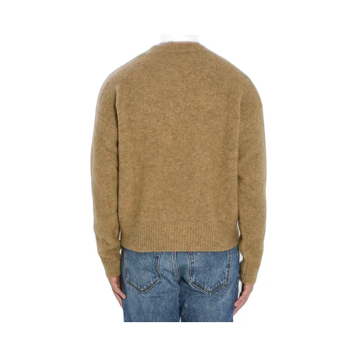 Ami Paris Logo Embroidered Crewneck Jumper