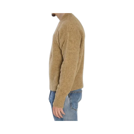 Ami Paris Logo Embroidered Crewneck Jumper