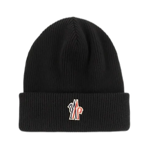 Moncler Grenoble Wool Logo Beanie