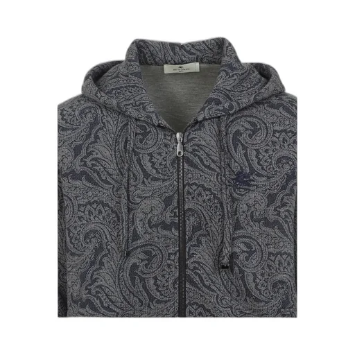 Paisley Zip-Up Hoodie