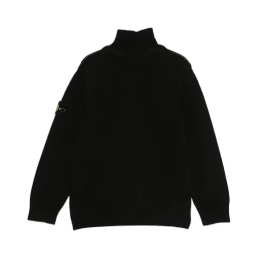 Stone Island Junior Stand Collar Cardigan