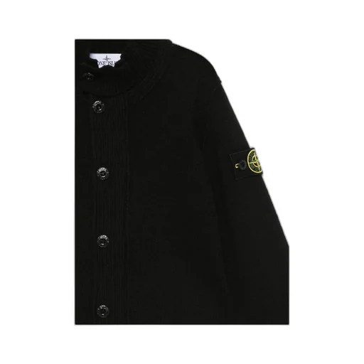 Stone Island Junior Stand Collar Cardigan