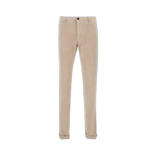 Textured Straight-Leg Trousers