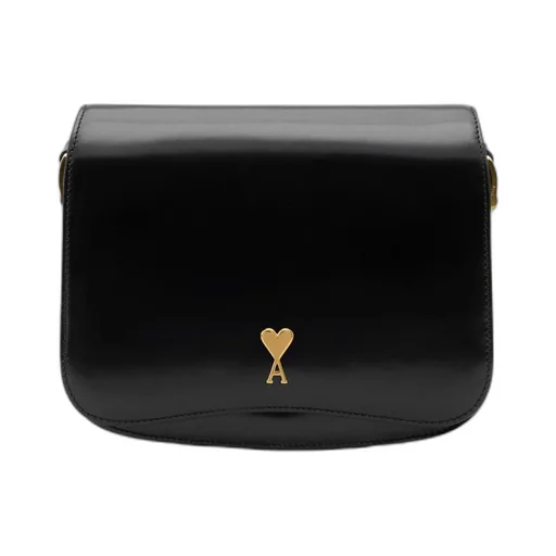 Ami Paris Ami Alexandre Mattiussi Logo Plaque Shoulder Bag