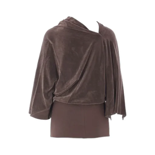 Draped Cowl-Neck Top